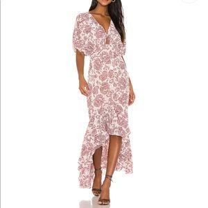 ELLIATT Iridescent Dress in Whiteberry